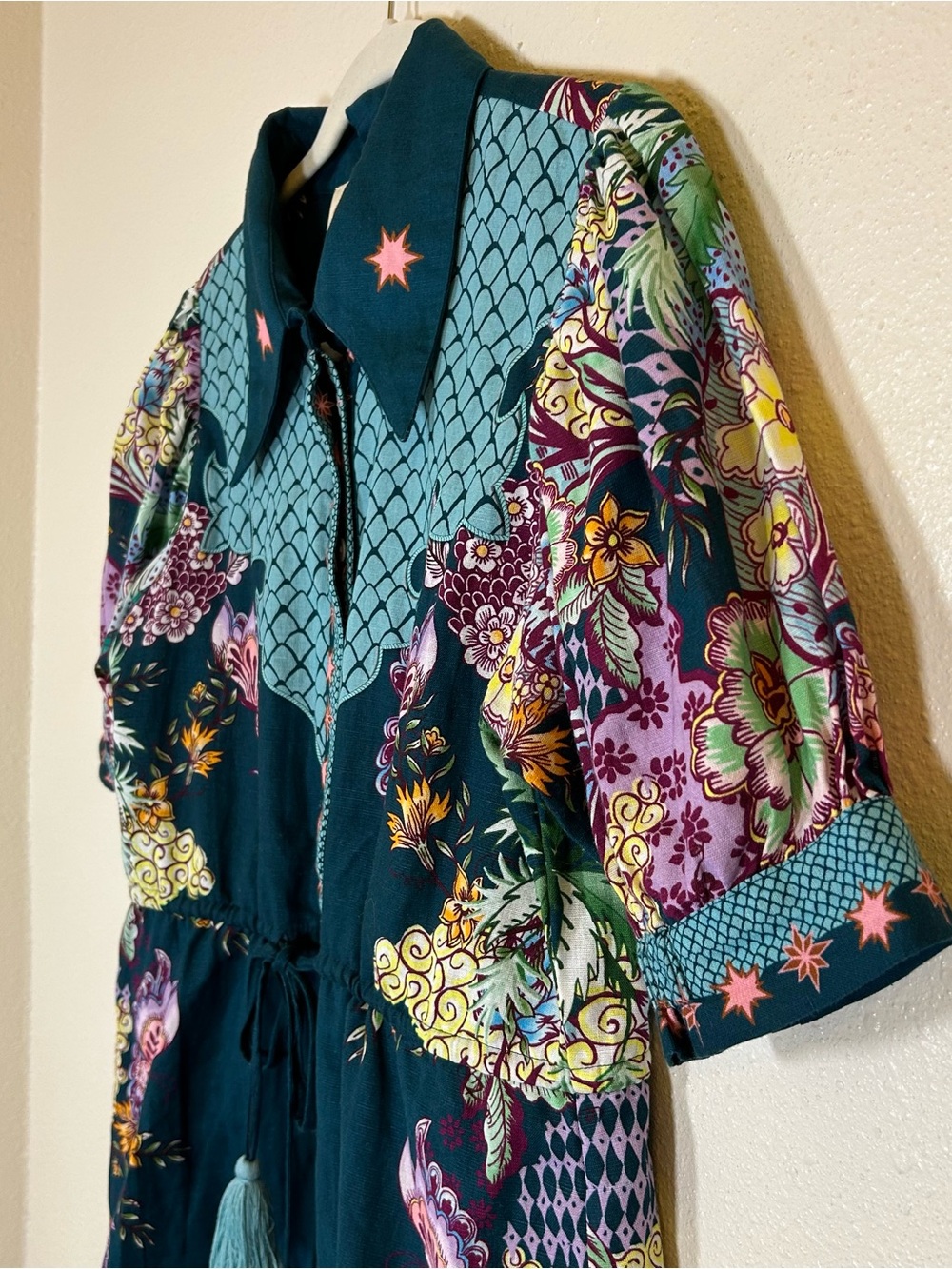 Anna Cate Celia Stargaze Dress S Boho Fairy Euro Summer Feminine Tuckernuck - Picture 4 of 8